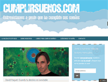 Tablet Screenshot of cumplirsuenos.com